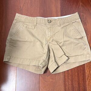 Old Navy Khaki High-Rise Chino Shorts